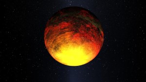 Экзопланета Kepler 7b в представлении художника